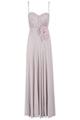 Elisabetta Franchi Violet Viscose Maxi Dress