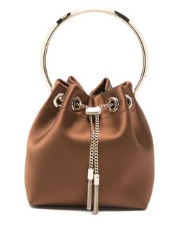 Jimmy Choo Bon Bon Leather Bucket Bag