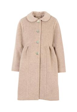 Caffe' d'Orzo Beige Coat For Girl