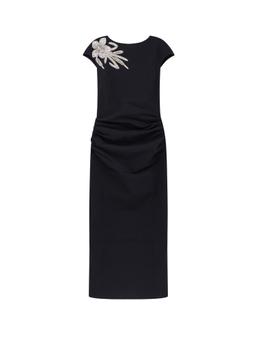 La Petit Robe Di Chiara Boni Hesup Satin Pencil Dress