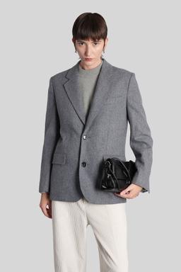 Ami Alexandre Mattiussi Blazer In Grey Wool