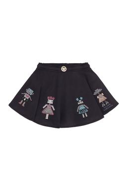 Young Versace Cotton Mini-skirt