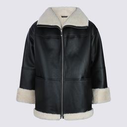 Totême Black Leather Jacket