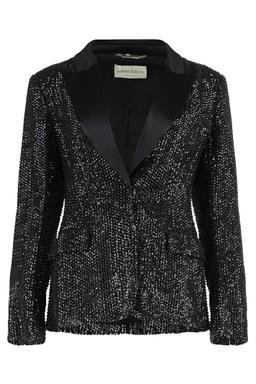 Alberta Ferretti Red Jacket With Sequins