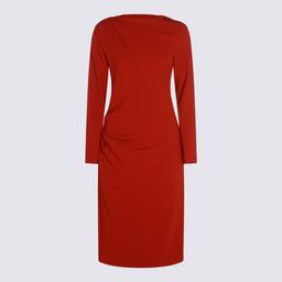 Max Mara Red Midi Dress
