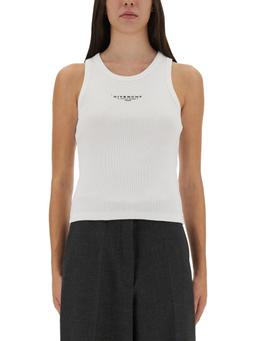 Givenchy Slim Tank Top With Logo Print