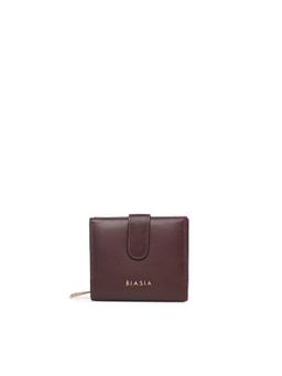 Biasia Leather Wallet With Logo
