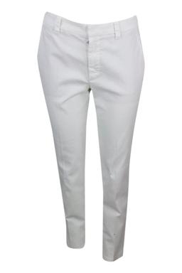 Brunello Cucinelli Garment-dyed Stretch Cotton Drill Cigarette Trousers