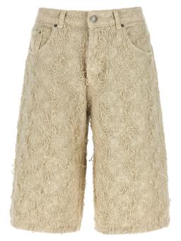 Haikure Bermuda Shorts becky Fur Denim