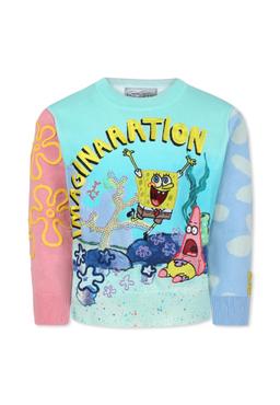 Stella McCartney Kids Multicolor Sweater For Girl With Spongebob