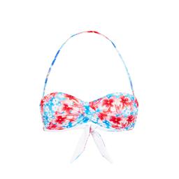 MC2 Saint Barth Woman Bandeau Top With Flower Print