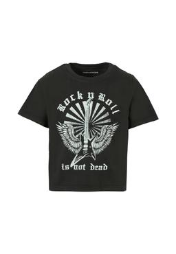Zadig & Voltaire Black T-shirt For Girl With Guitar