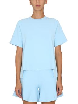 Stella McCartney T-shirt With Asymmetrical Hemline