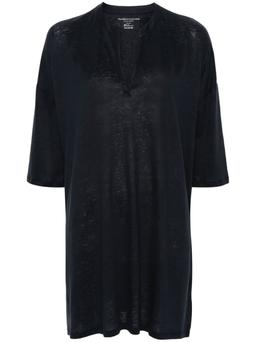 Majestic Filatures Linen Blend Tunic Dress