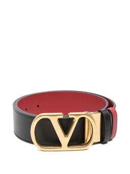 Valentino Garavani Vlogo Signature Leather Reversible Belt
