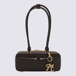 self-portrait Brown Leather Top Handle Bag