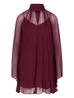 STAUD esther Mini Chiffon Dress
