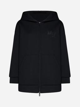 Max Mara Black Wool Obbia Sweatshirt