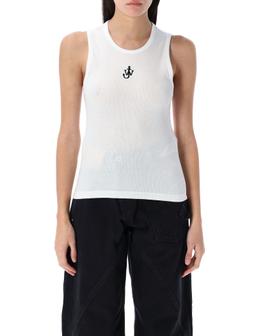 J. W. Anderson White Cotton Tank Top