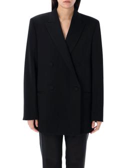 Jil Sander Compact Wool Grain De Poudre Blazer
