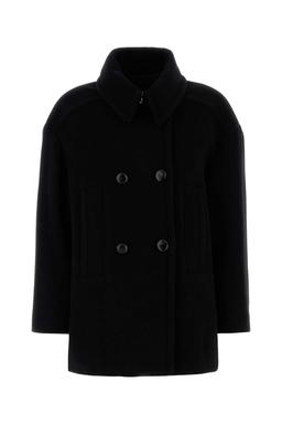 Isabel Marant Black Wool Blend Fiby Coat