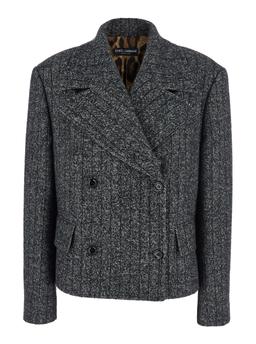 Dolce & Gabbana Striped Wool Blazer