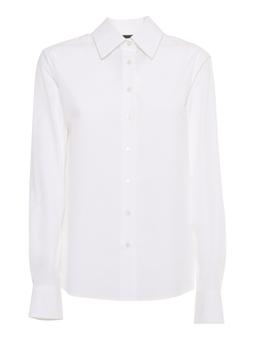 Fabiana Filippi Poplin Basic Shirt With Filo Diamante