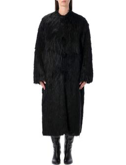 Stand Studio Carolina Long Faux Fur Coat