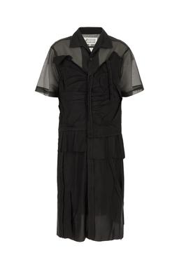 Maison Margiela Black Polyester Dress