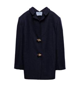 Prada Coats Blue