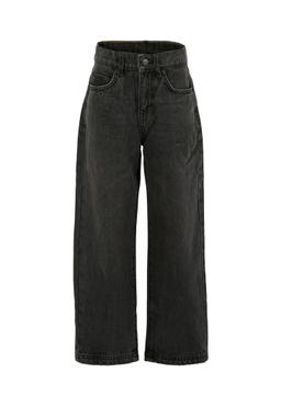 DKNY Black Jeans For Girl With Logo