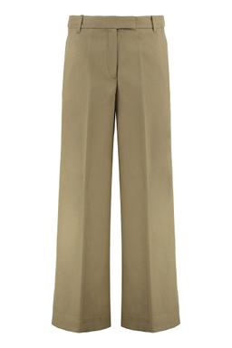 Calvin Klein Trousers In Wool Gabardine