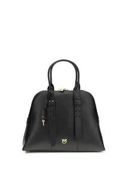 Pinko Escape Bag Maxi Leather Bowling Bag