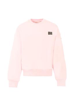 MSGM Pink Sweatshirt For Girl With Logo