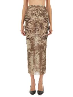Jean Paul Gaultier Long médaillon Skirt