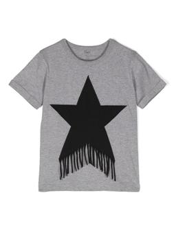 Stella Mccartney Kids Fringed Star T-shirt