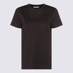 Max Mara Black Cotton T-shirt