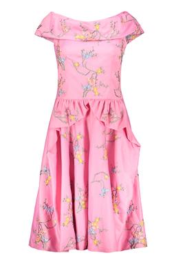 Moschino Dress With Floral Embroidery
