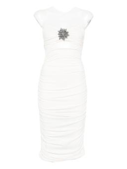Amen Dress With Cut-out Detail In White