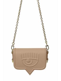 Chiara Ferragni Brown Shoulder Bag
