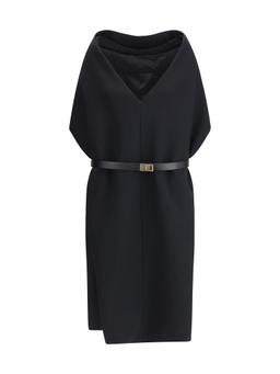 Ferragamo Belted Midi Dress