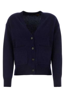 Polo Ralph Lauren Navy Blue Wool Blend Cardigan