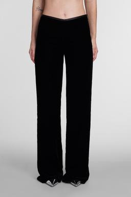 Emporio Armani Pants In Black Viscose