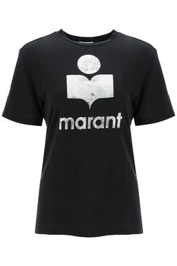 Marant Étoile Logo Printed Crewneck T-shirt
