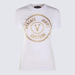 Versace Jeans Couture White Cotton T-shirt