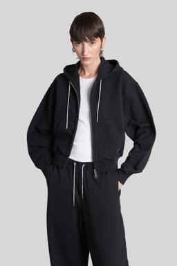 Alexander Wang Sweatshirt In Black Cotton