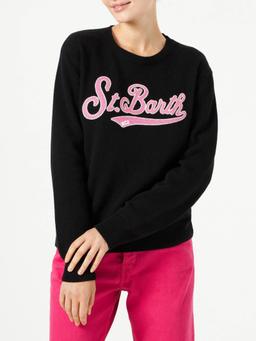 MC2 Saint Barth Woman Sweater With Saint Barth Terry Logo