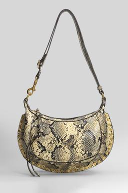 Isabel Marant Oskan Moon Shoulder Bag In Beige Leather