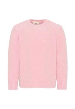 Douuod Pink Sweater For Girl With Logo