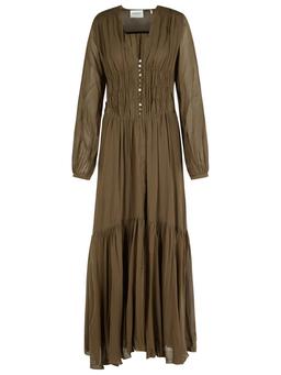 Marant Étoile Briane Khaki Viscose Dress